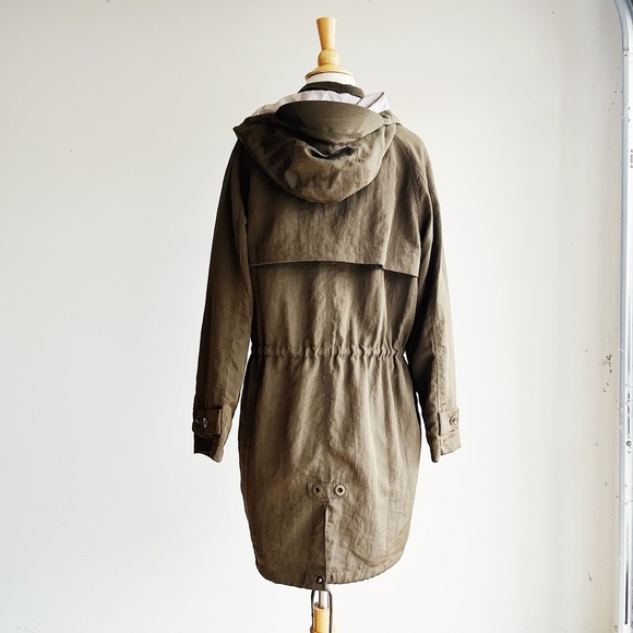 ANORAK Drawstring Water Resistant Hooded Jacket Bloomingdales Exclusive | L - Picture 7 of 7